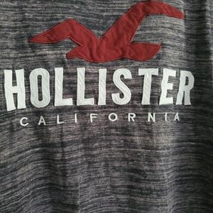 Men's Hollister t-shirt, size large, grey